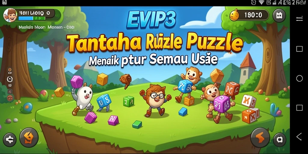 Tampilan gameplay menarik dari EVIP3 yang penuh tantangan puzzle.