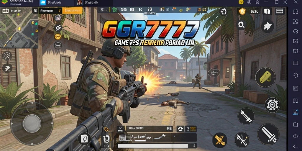 Tampilan gameplay menarik dari GGR7777 dengan aksi TPS yang seru.