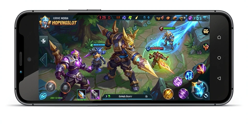 Gamer beraksi dalam pertempuran seru di dunia HOPENGSLOT.