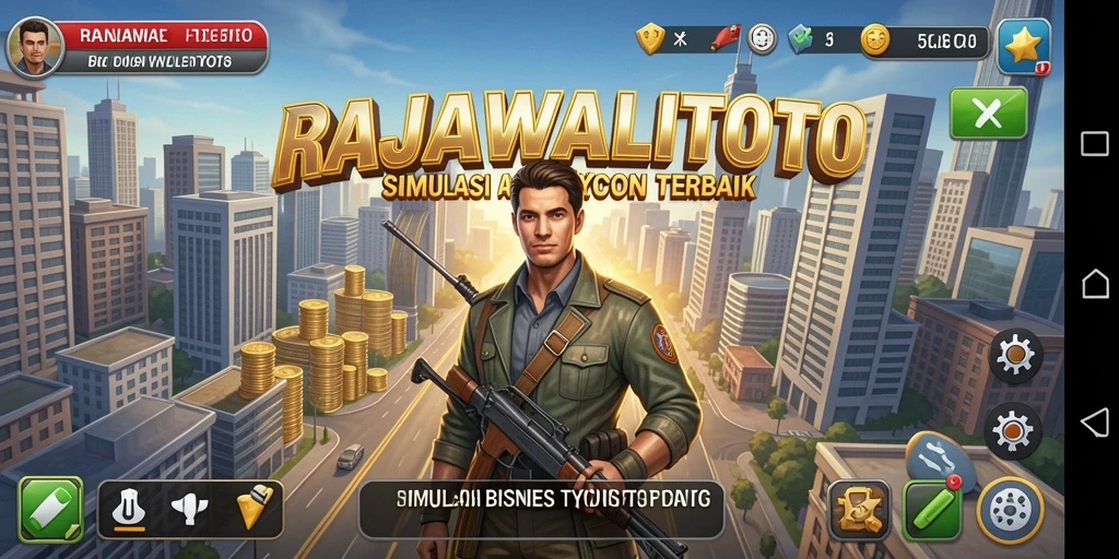 Screenshot utama RAJAWALITOTO menampilkan pengalaman gameplay Tycoon yang seru.