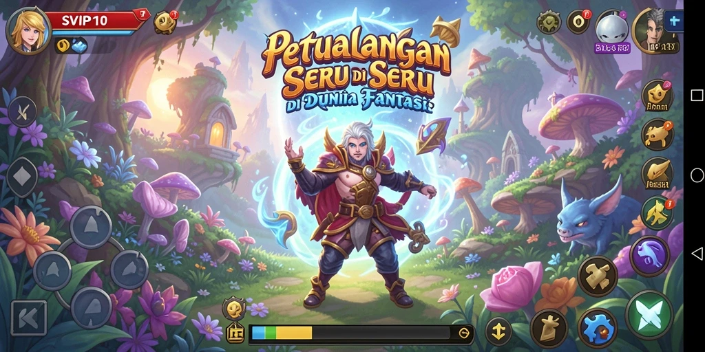 Tampilan gameplay SVIP10 dengan aksi petualangan seru dan grafis menawan.